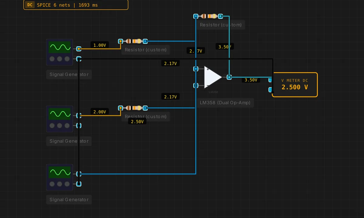 Op-Amp Summing Amplifier