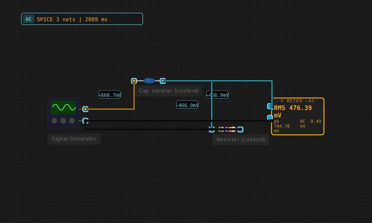 RC High-Pass Filter