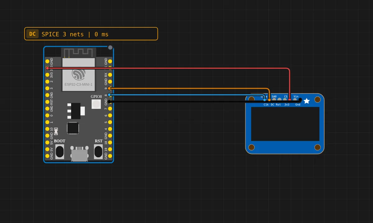ESP32-C3: SSD1306 OLED Display