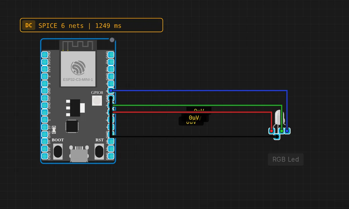 ESP32-C3: RGB LED