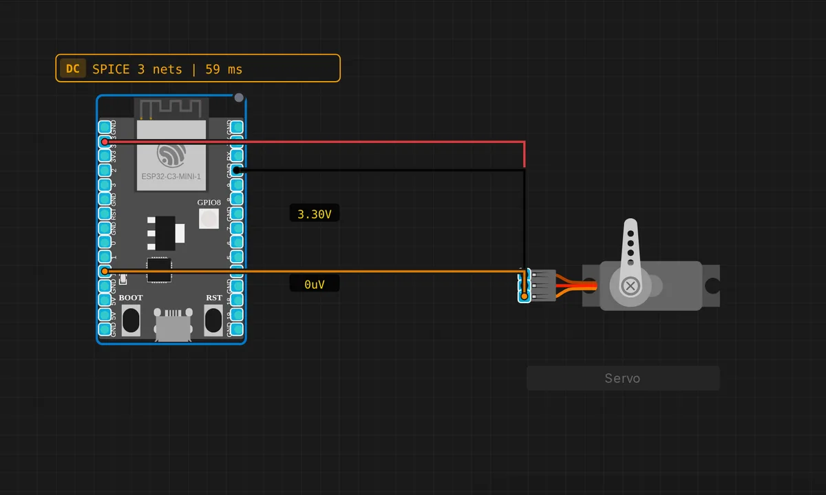 ESP32-C3: Servo Motor Sweep