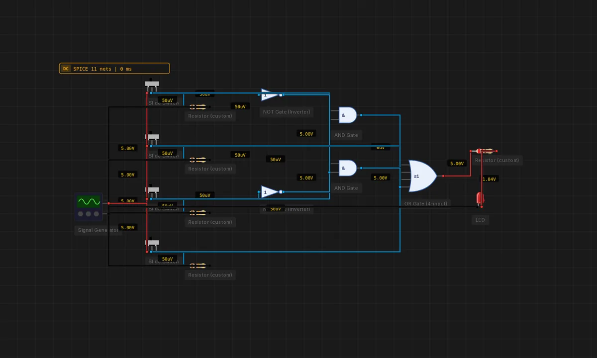 BCD → 7-Seg: Segment "a"