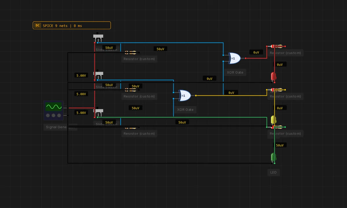 3-Bit Gray → Binary Converter