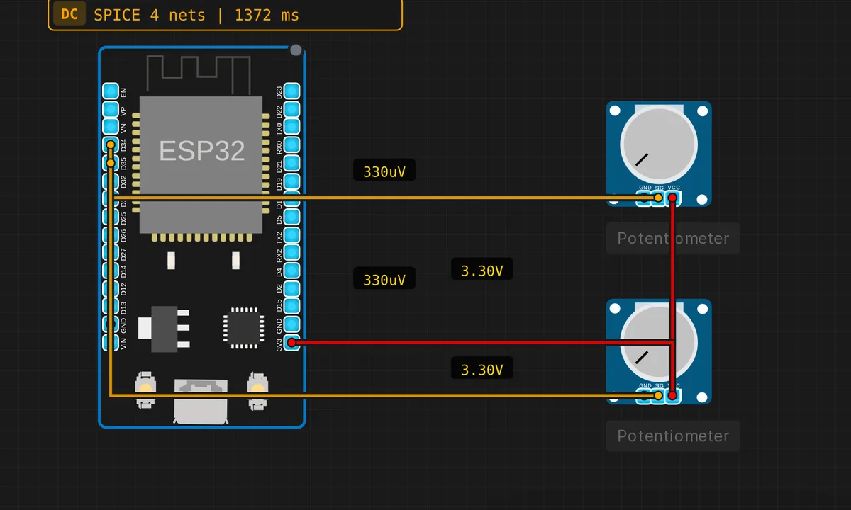 ESP32 Dual ADC Reader