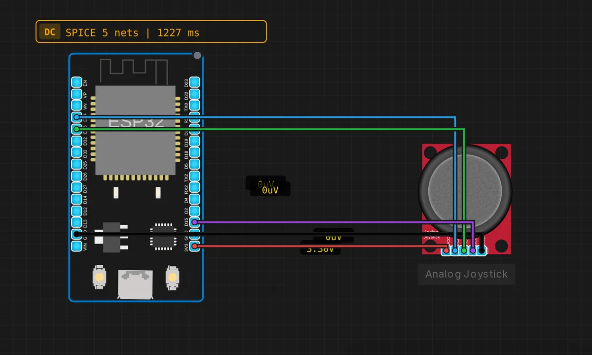 ESP32: Analog Joystick