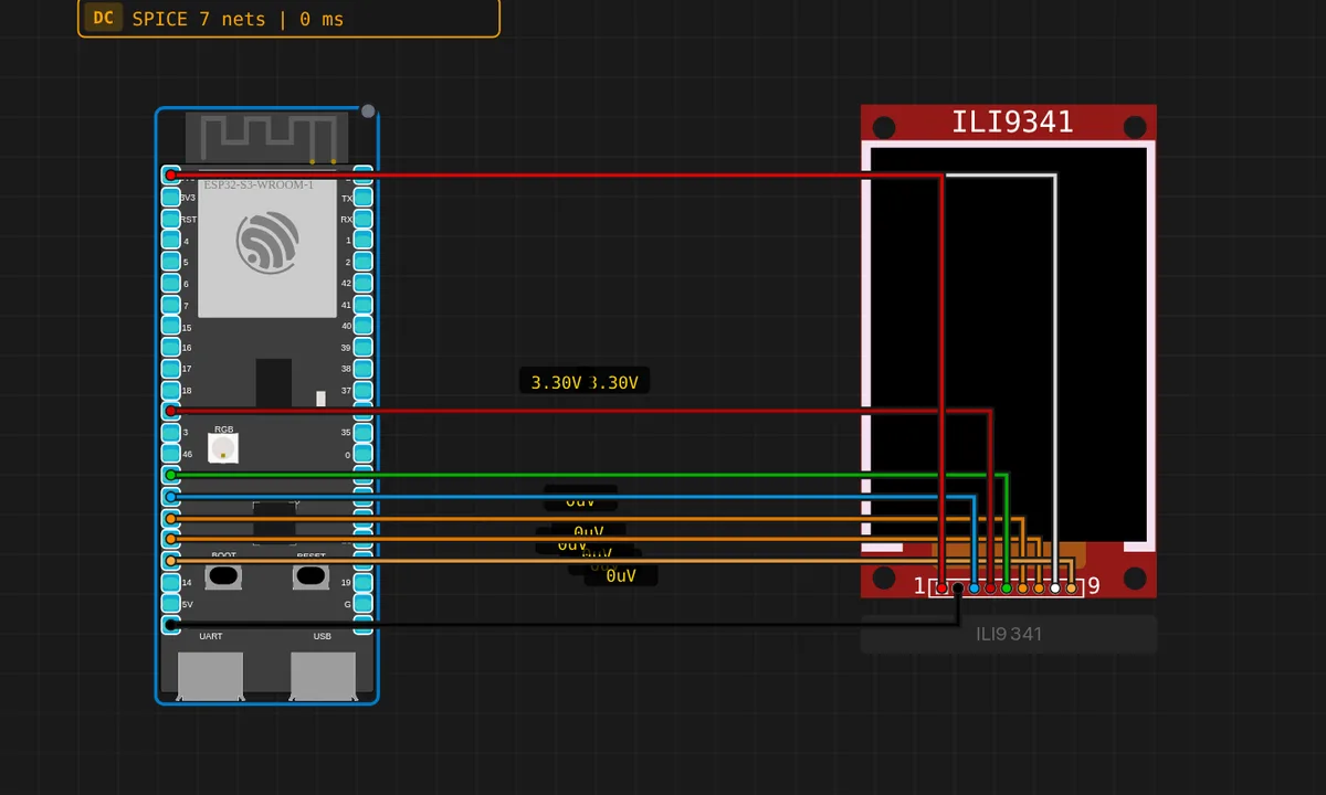 ILI9341 TFT Hello — ESP32-S3