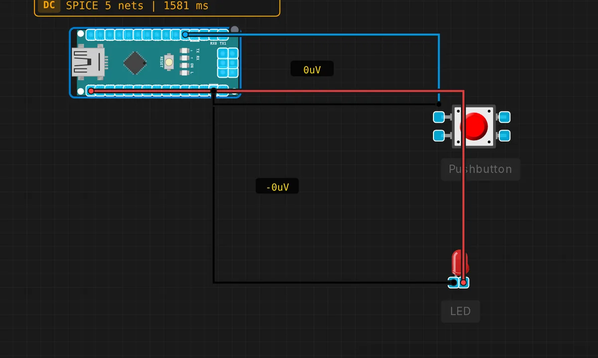 Nano: Button + LED
