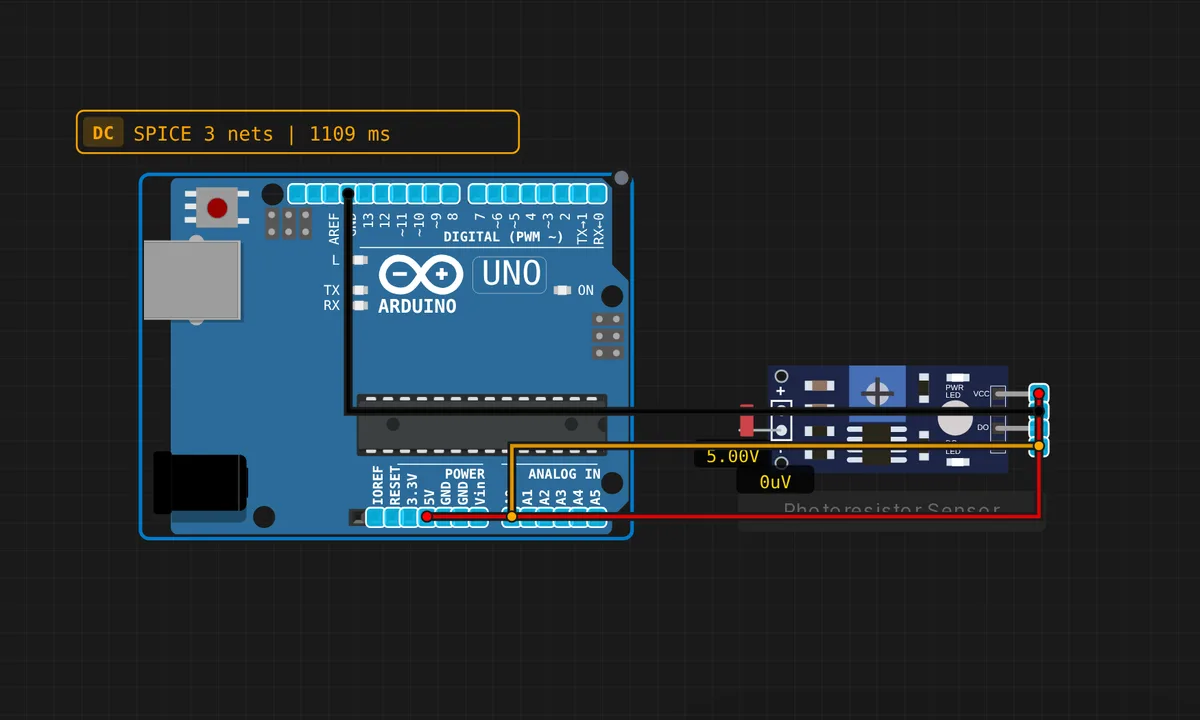 Photoresistor Light Sensor