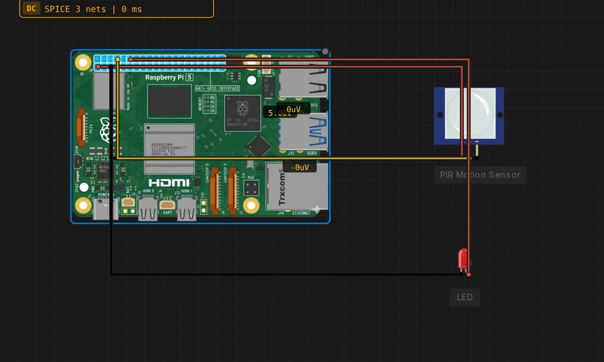 [Pi 5] PIR Motion Alarm