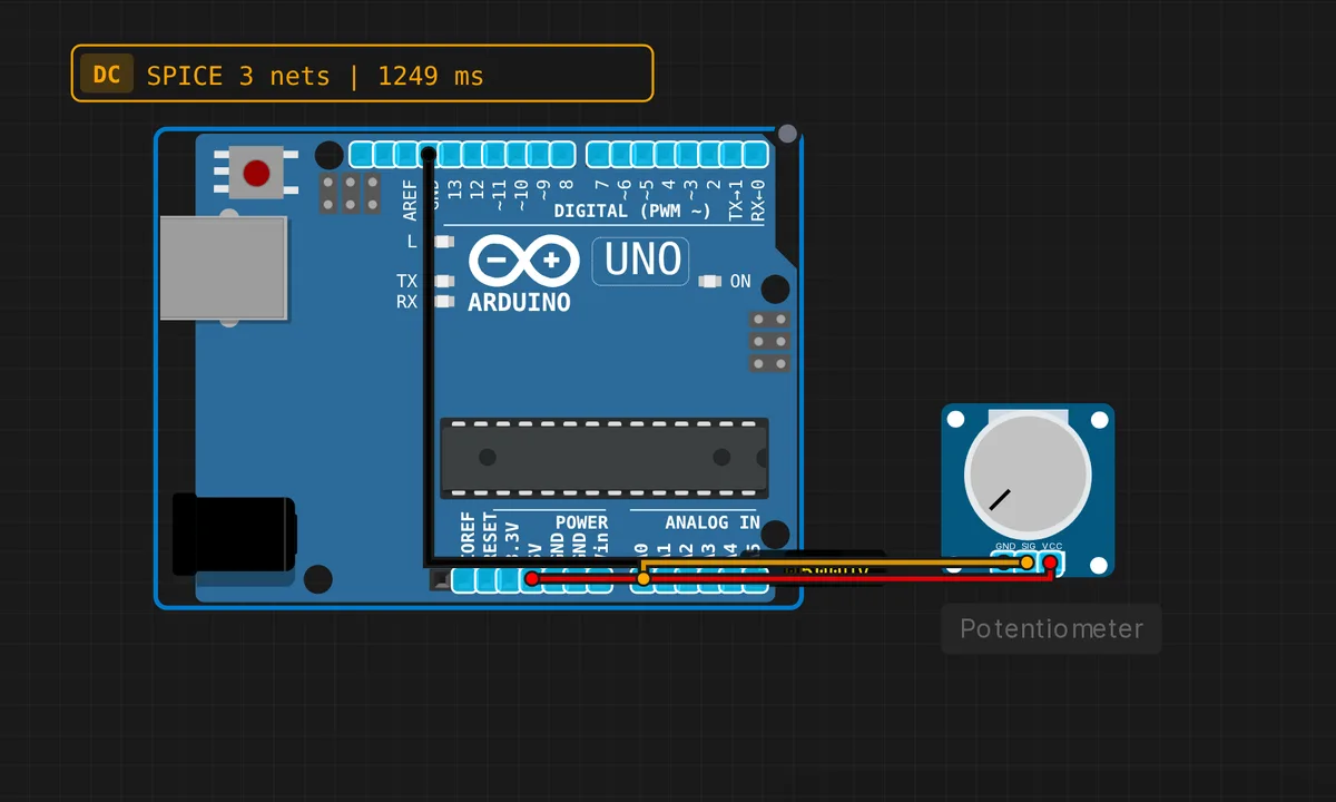 Potentiometer ADC Reader