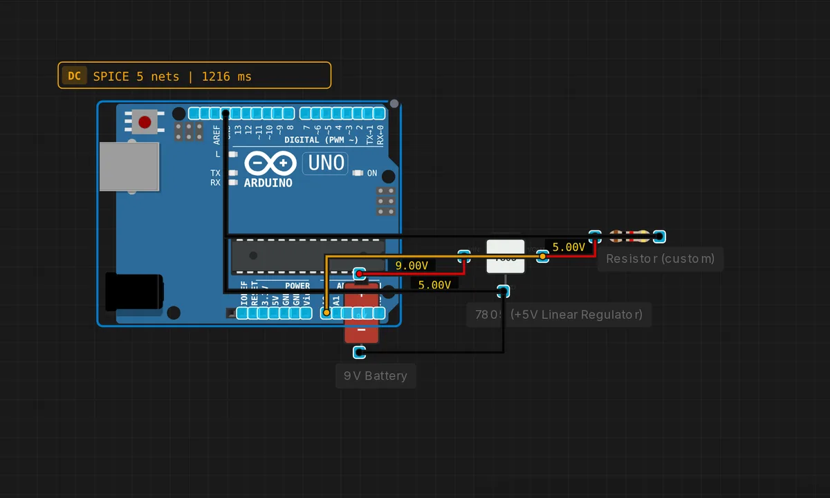 7805 Regulated Power Supply
