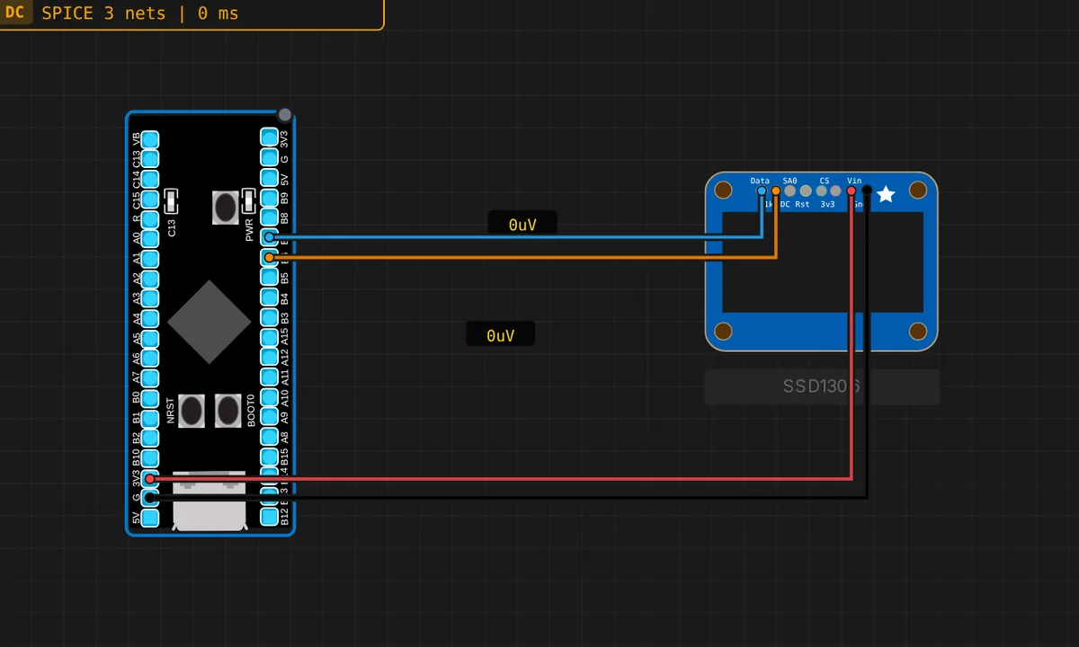 STM32 Black Pill: SSD1306 OLED (I2C)
