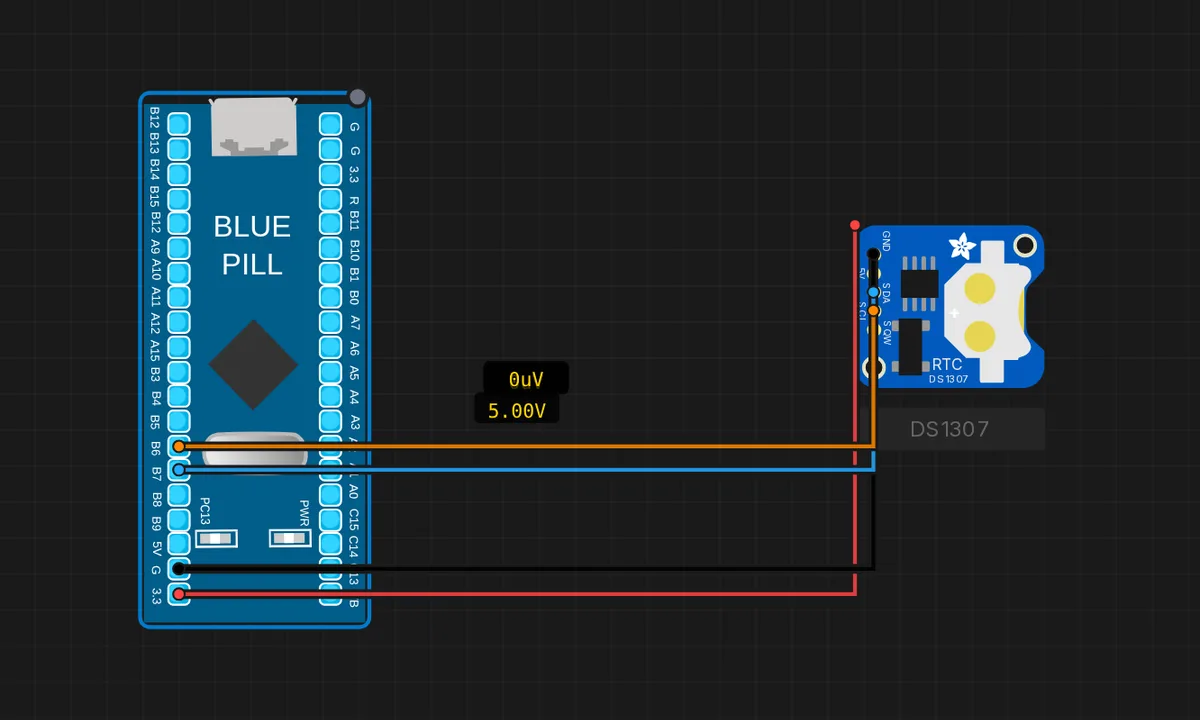 STM32: DS1307 RTC Clock (I2C)